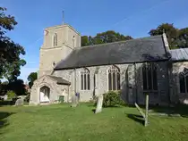 Tittleshall, Pfarrkirche St. Mary, erbaut im 14. Jahrhundert (14.09.2024)