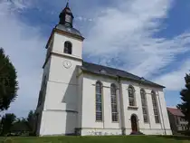 Zettlitz, evangelische Dorfkirche, erbaut 1847 (12.07.2024)