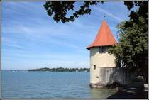 Der Pulverturm an der Seepromenade in Lindau. 10.08.2008