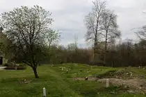 Hier stand einmal das Dorf Fleury-devant-Douaumont, bis es im ersten Weltkrieg zerst�rt wurde. Obwohl es zerst�rt und ohne Einwohner ist hat es bis heute den Status als franz�sische Gemeinde behalten, hat eine Postleitzahl und B�rgermeister. (19. April 2023)