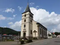 Furschweiler, Pfarrkirche St. Anna, erbaut von 1826 bis 1828 durch den Architekten Streib (02.08.2024)