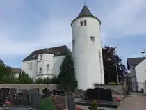 Burg Wincheringen, Wasserburg aus dem 14. Jahrhundert (03.08.2024)
