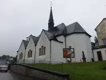 Lampaden, Pfarrkirche Quintin, erbaut ab 1148, erweitert ab 1950 (04.08.2024)