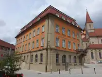 Ellwangen, ehemaliges Stiftsrathaus am Marktplatz, heute Zivilgericht (04.08.2024)