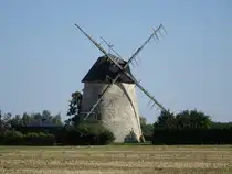 Ebersroda, Holl�nderwindm�hle, erbaut im 19. Jahrhundert (21.09.2024)