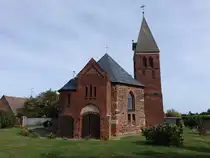 Bischofroda, evangelische St. Anna Kirche in der Hermann Heyne Stra�e (23.09.2024)