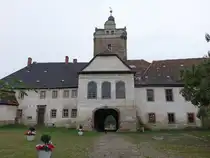 Schloss Allstedt, ehemalige K�nigspfalz der Ottonen, erbaut ab 880, Wohnturm erbaut um 1400, Umbau zum Schloss ab 1496 (24.09.2024) 