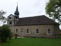 Haferungen, evangelische St. Andreas Kirche, erbaut 1720 (26.09.2024)