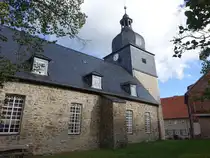 Dankerode, evangelische Kirche zu unsere lieben Frau, sp�tromanisch, barockisiert im 18. Jahrhundert (27.09.2024)