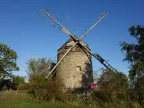 Endorf, Turmwindm�hle, erbaut 1857 durch Gottlieb Andreas Teubner (28.09.2024)