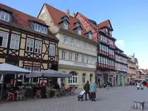 Quedlinburg, Fachwerkh�user am Marktplatz (28.09.2024)
