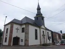 Gersweiler, evangelische Kirche in der Hauptstra�e, erbaut 1784 (12.10.2024)