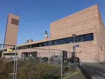 Leipzig, Probsteikirche St. Trinitatis, erbaut von 2013 bis 2015 durch das Architektenb�ro Schulz und Schulz Architekten GmbH (03.11.2024) 