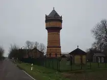 Zerbst, Wasserturm in der Weizenbergestra�e, erbaut 1894 (08.12.2024)