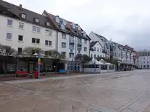 Neu-Ulm, H�user am Petrusplatz (16.03.2021)