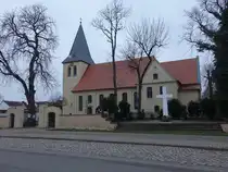 Gro� Rosenburg, evangelische Kirche, erbaut 1580 (12.12.2024)