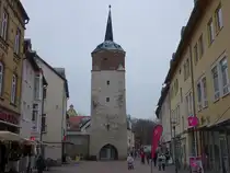 K�then, Hallescher Turm, erbaut im 14. Jahrhundert (12.12.2024)
