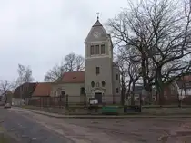 Piethen, evangelische Kirche, erbaut 1909 durch Friedrich Gothe (12.12.2024)