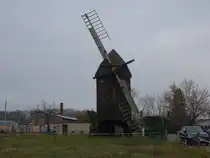 L�bnitz, D�blerm�hle, Bockwindm�hle von 1760 (13.12.2024)