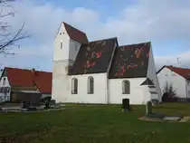 Mocherwitz, evangelische Kirche, erbaut im 11. Jahrhundert (13.12.2024)