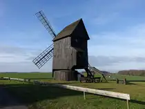 K�hnitzsch, Bockwindm�hle am M�hlenweg, erbaut 1812 (15.12.2024)