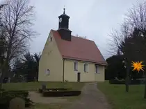 Ochsensaal, evangelische Kirche, romanische Saalkirche, erbaut im 12. Jahrhundert (15.12.2024)