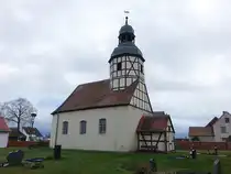 Gehmen, evangelische Kirche, erbaut im 18. Jahrhundert (16.12.2024)