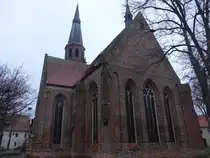 Prettin, evangelische St. Marien Kirche, erbaut im 11. Jahrhundert (16.12.2024)