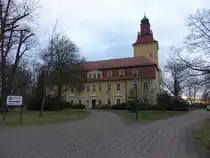 Glaubitz, Schloss und Rittergut, erbaut 1724 (17.12.2024)
