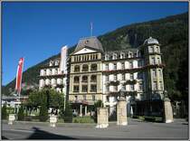Hier ein weiteres sch�nes Hotel am H�heweg in Interlaken. (24.07.2008)