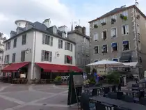 Pau, H�user in der Rue du Parlement (27.07.2018)