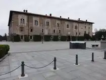 Cassano d´Adda, Castello Visconteo, erbaut im 13. Jahrhundert (29.09.2018)