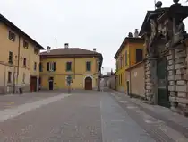 Vaprio d´Adda, H�user in der Via Antonio Motta (29.09.2018)