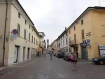 Soncino, H�user in der Via Giacomo Matteotti (29.09.2018)