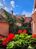 Hinterhof-Atmosph�re auf der Terrasse des kleinen, gem�tlichen Hotels in der Altstadt von Brașov (RO), in dem der Fotograf �bernachtet hat.

🕓 14.9.2024 | 16:52 Uhr