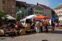 M�nsterplatz - An besonderen Festen auf dem Marktplatz wird auch schon mal frisches Bier gebraut, das jeden Biertrinker erfreut und auch die Kunden sehr zu sch�tzen wissen. 30.9.2006 