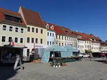 Dippoldiswalde, historische H�user am Marktplatz (28.03.2025)