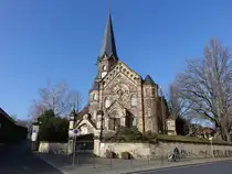 D�hlen, evangelische Lutherkirche, erbaut 1882 (28.03.2025)