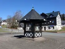 Hermsdorf, Pavillon am Kirchplatz (28.03.2025)