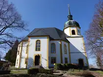 Johnsbach, evangelische Kirche, erbaut von 1749 bis 1750 von Andreas H�nigen (28.03.2025)