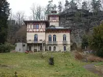 Bielatal, Jagdschloss, erbaut von 1900 bis 1910 (29.03.2025)