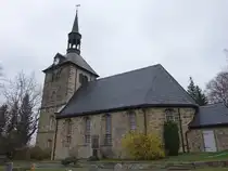 B�rnersdorf, evangelische Kirche, erbaut 1674 (29.03.2025)