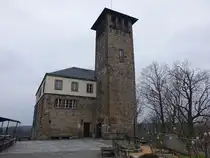 Hohnstein, Hinteres Schloss, erbaut im 19. Jahrhundert (29.03.2025)