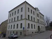 Sebnitz, Rathaus in der Kirchstra�e, erbaut 1855 (29.03.2025)