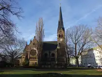 Leuben, evangelische Himmelfahrtskirche, erbaut bis 1901 durch Karl Emil Scherz (30.03.2025)