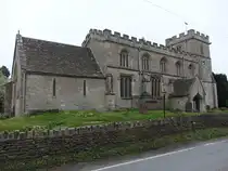 Oaksey, Pfarrkirche All Saints, erbaut ab 1250 (26.04.2025)