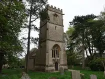 Elkstone, Pfarrkirche St. Paul, erbaut im 12. Jahrhundert (26.04.2025)