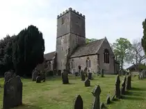 Caldicot, Pfarrkirche St. Mary, erbaut im 14. Jahrhundert (26.04.2025)