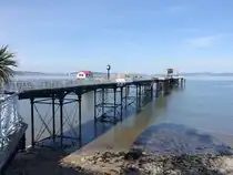 Mumbles, Pier an der Seepromenade, erbaut 1898 (28.04.2025)