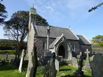 Nicholaston, Pfarrkirche St. Nicolas, erbaut von 1892 bis 1894 (28.04.2025)